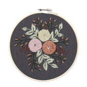 Meadow Flowers Embroidery Starter Kit With Pattern and Instructions and Hoop