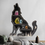 Wooden Crystal Display Shelves
