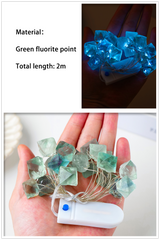 2M Natural Quartz Crystal Energy String Lights