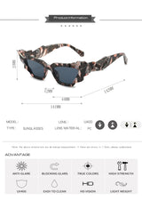 Franny's Fragmented Cat eye Sunglasses