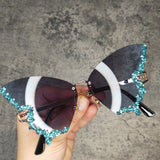 Diamond Butterfly Sunglasses