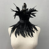 Rooster Feather Choker