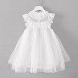 Girls Summer Flower Tulle Lace Dress Photoshoot Dress
