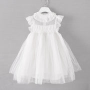 Girls Summer Flower Tulle Lace Dress Photoshoot Dress