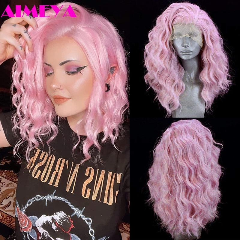Curly’s Lace Front Short Bob Wigs