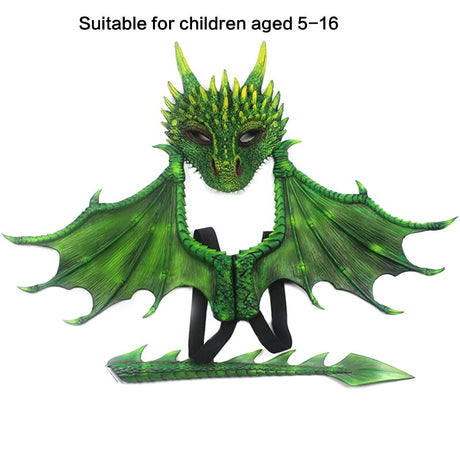 Dragon Mask, Wing and Tail Sets Cosplay Halloween Costumes