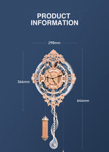 Medieval Carolingian Wall Clock DIY 3D Wooden Model Kit