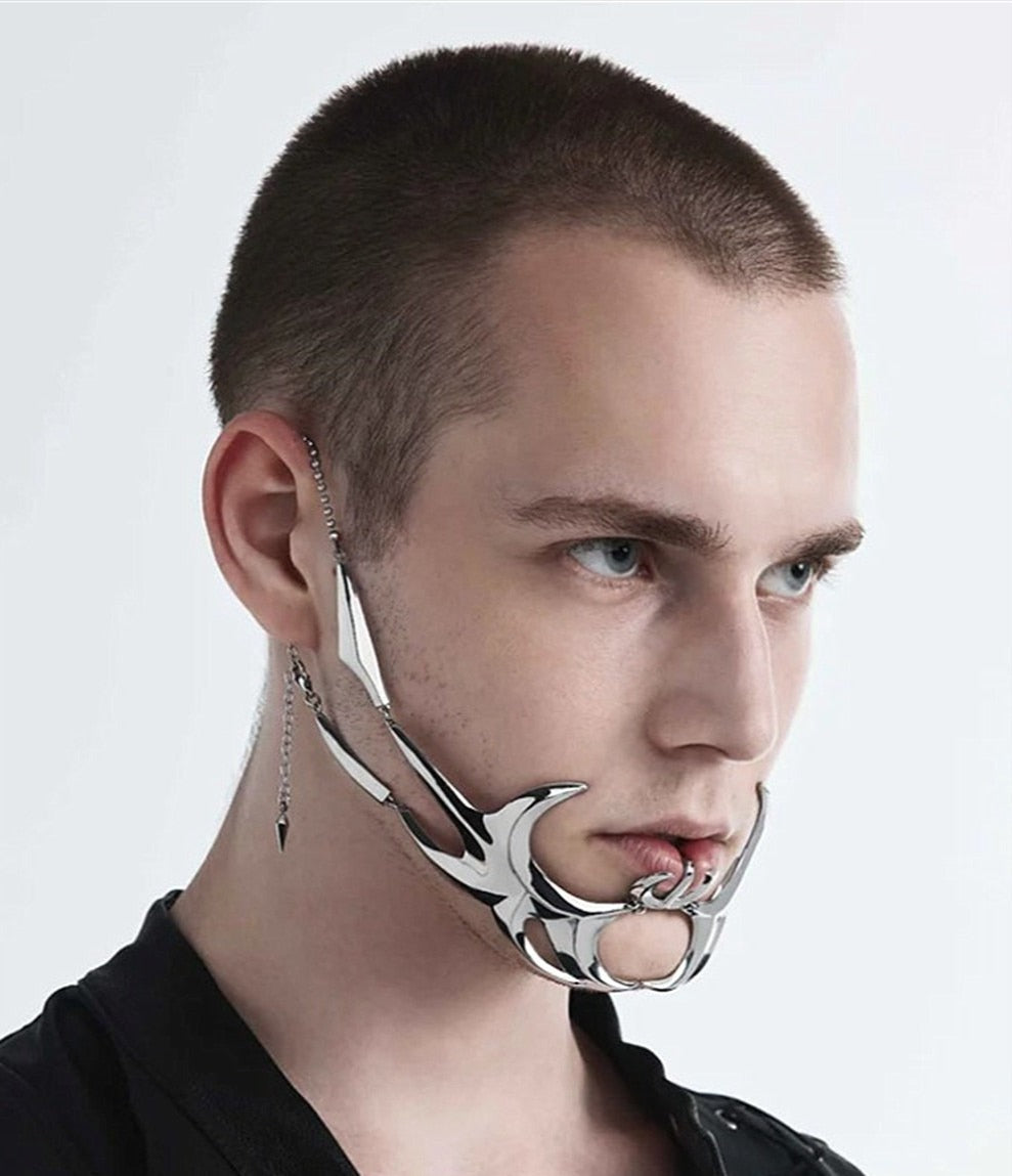Goth-Punk Titanium Mask