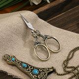 The Royal Tailor's Needlework Scissors Kit With Necklace Holder