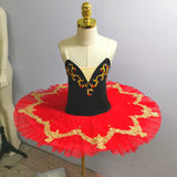 Velvety Top Embroidered Ballet Tutus Kids and Adult Ballerinas