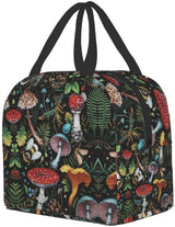 Woodland Mushrooms Lunch Bag Insulated Cooler Lunch Tote Box