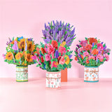 Pop-Up Flower Card 3D Greeting Card