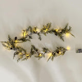 Christmas Pine Cone String Lights Garland LED Fairy Lights