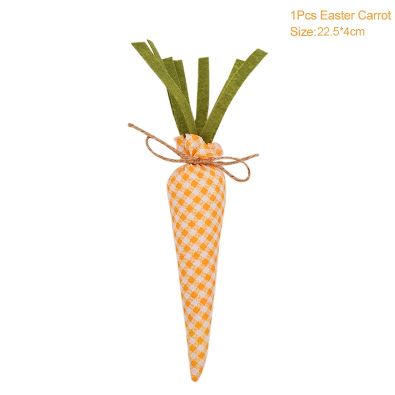 Easter Cotton Carrots Decoration Gifts