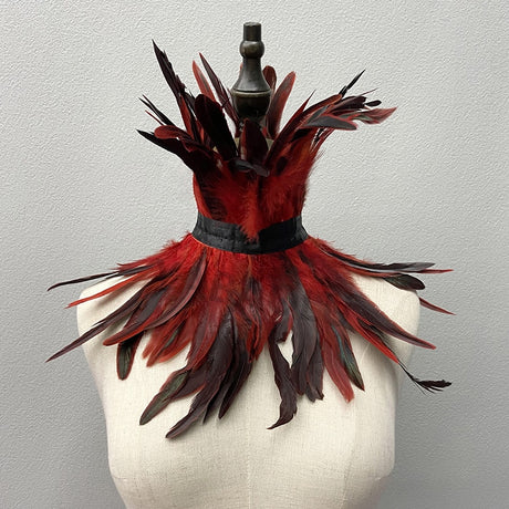 Rooster Feather Choker