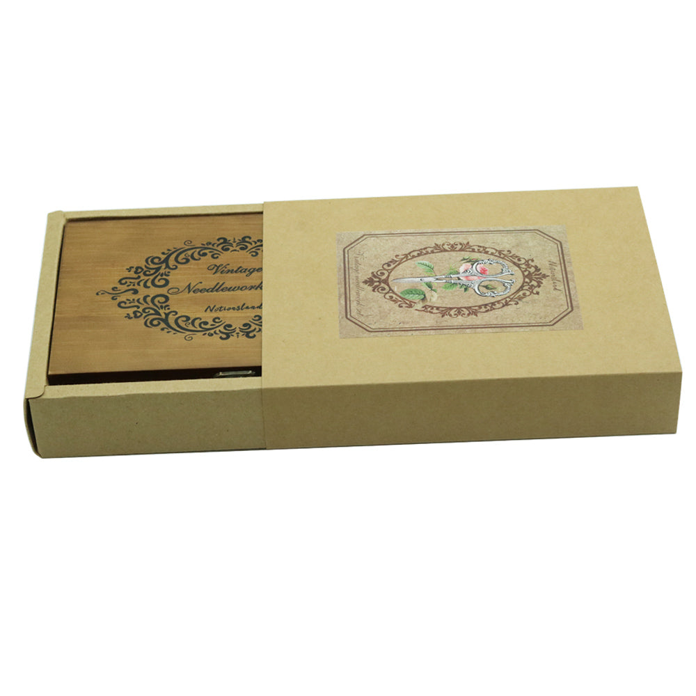 Green Velvet Sewing Tools Gift Set