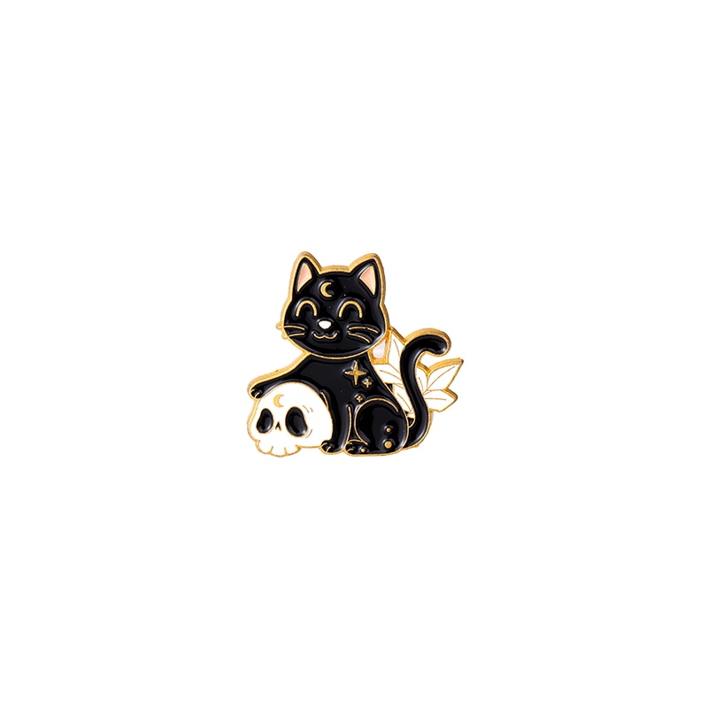 Halloween Cats Enamel Pins