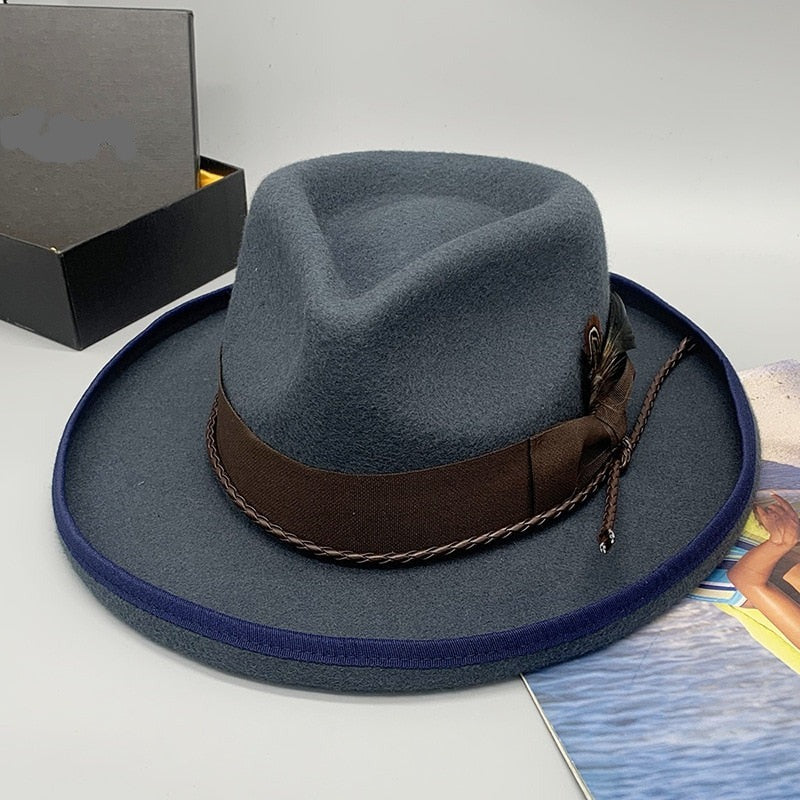 Bowerbird 100% Wool Felt Fedora Hat