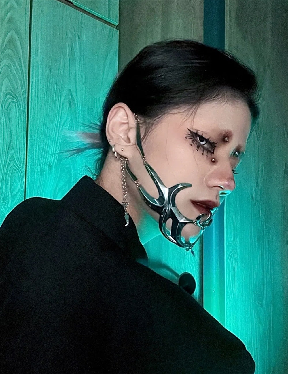 Goth-Punk Titanium Mask