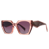 Rainbow Cats Eye Polygon Sunglasses
