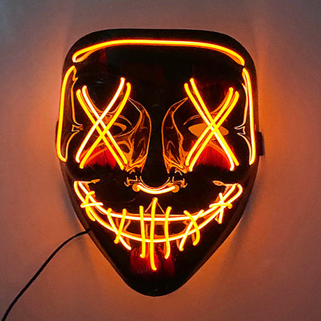 Glowing Cosplay LED Joker Masks