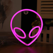 Planets & Astronauts Neon Lights LED Night Lights