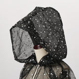 Starry Stars Tulle Hooded Cloaks