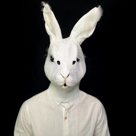 White Rabbit Latex Mask