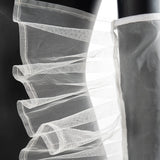 Sheer Ruffles Long Gloves