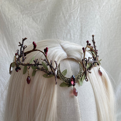 Handmade Woodland Elven Crowns Fairy Goddess Wedding Crown