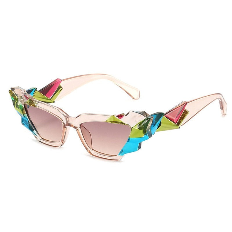 Franny's Fragmented Cat eye Sunglasses