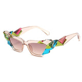 Franny's Fragmented Cat eye Sunglasses