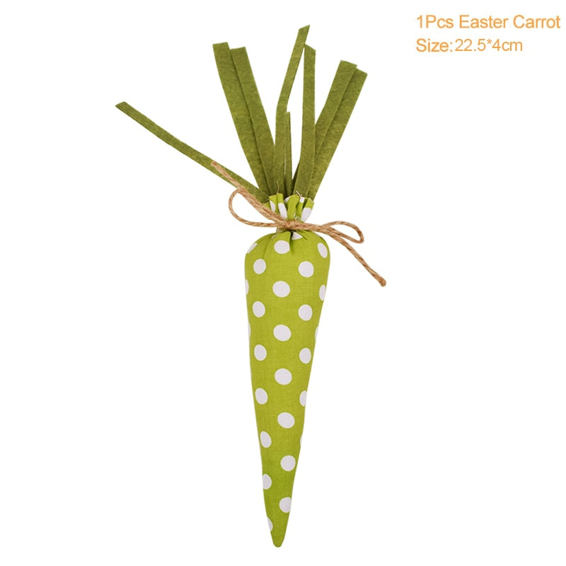 Easter Cotton Carrots Decoration Gifts