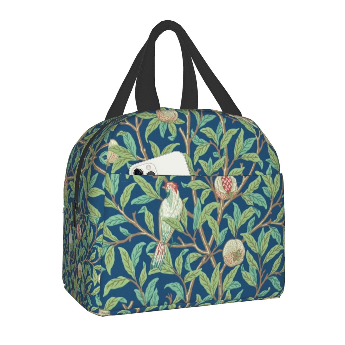 William Morris Print Thermal Insulated Lunch Bag