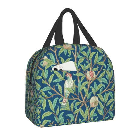 William Morris Print Thermal Insulated Lunch Bag