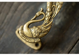 Peacock Handcrafted Brass Door Handle Pull