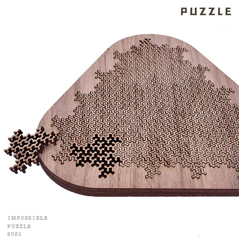 Practically Impossible Wooden Jigsaw Puzzles