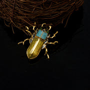 Scarab Beetle Insect Brooches