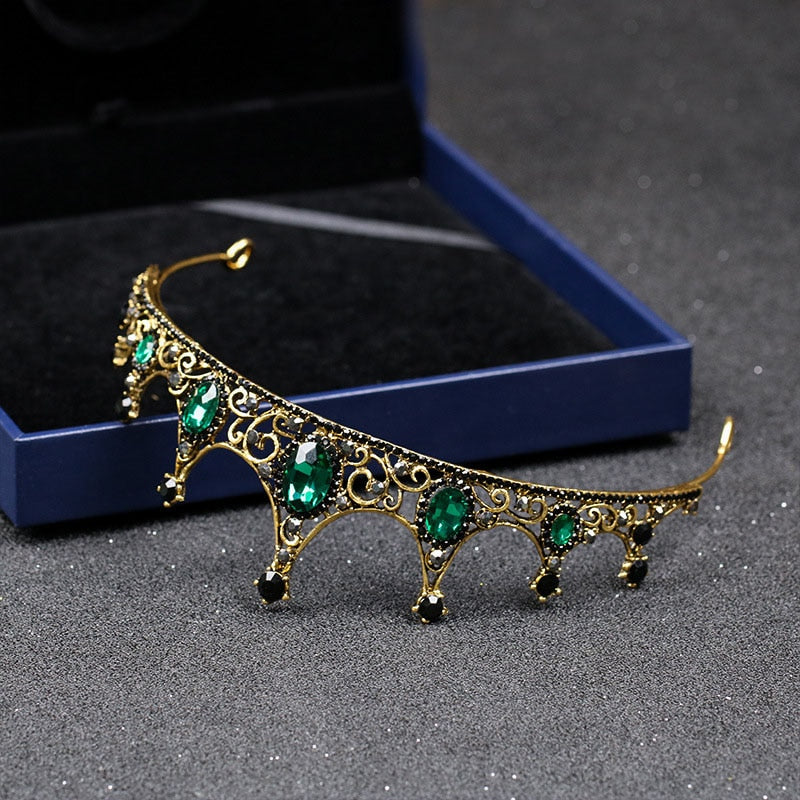Wickedly Green Crystal Crown.