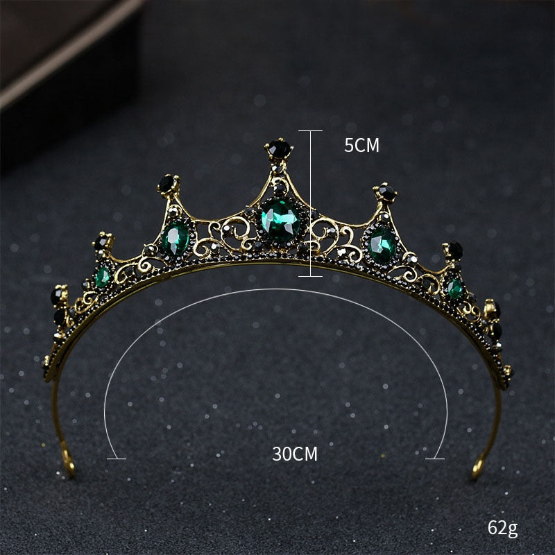 Wickedly Green Crystal Crown.