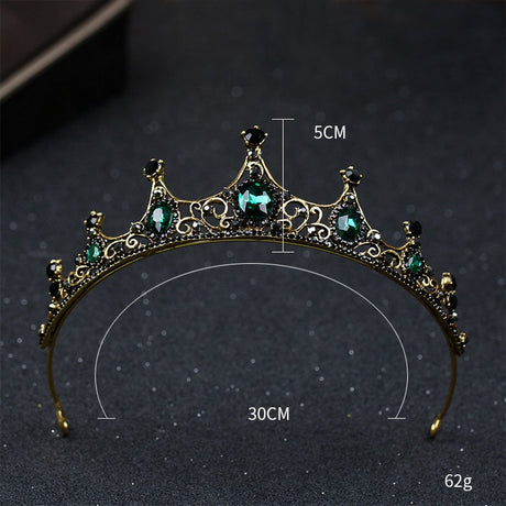 Wickedly Green Crystal Crown.