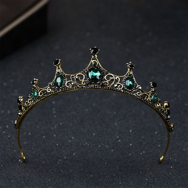 Wickedly Green Crystal Crown.