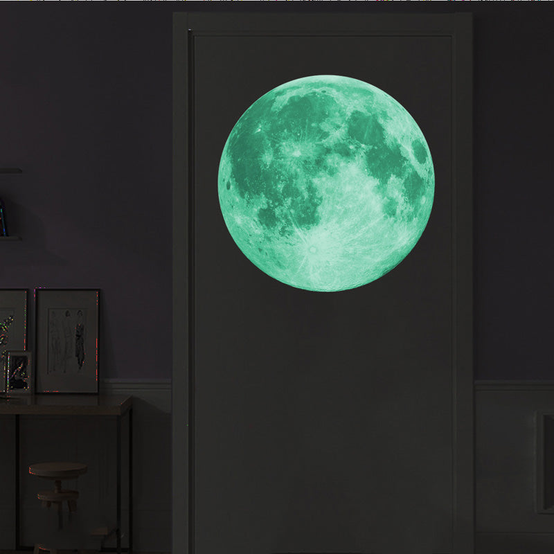 30cm Glow In The Dark Moon Wall Sticker