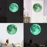 30cm Glow In The Dark Moon Wall Sticker