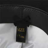 Black Derby Bowler Hat 100% Wool Felt