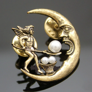 Lighting Up The Moon Pin