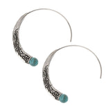Tibetan Hoops Boho Earrings - Vintage Gypsy Style