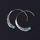Tibetan Hoops Boho Earrings - Vintage Gypsy Style