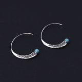 Tibetan Hoops Boho Earrings - Vintage Gypsy Style