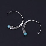 Tibetan Hoops Boho Earrings - Vintage Gypsy Style